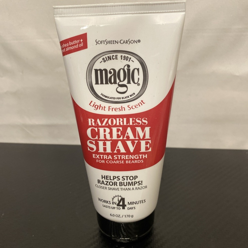 SoftSheen-Carson Magic Razorless Shaving Cream for Men, Hair Removal Cream, Extr
